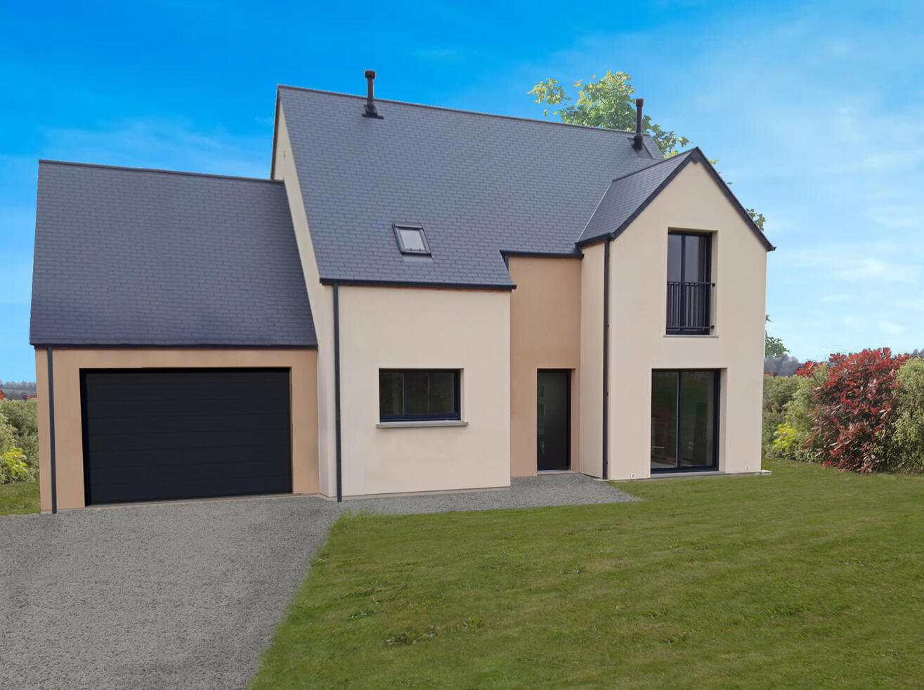 Maison normande façade colombage